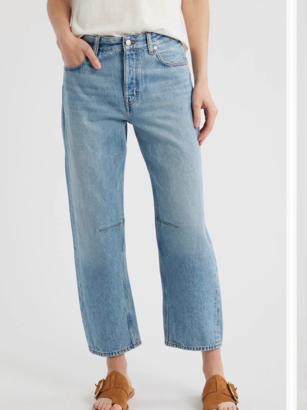 Madewell Darted Barrel Leg Jeans